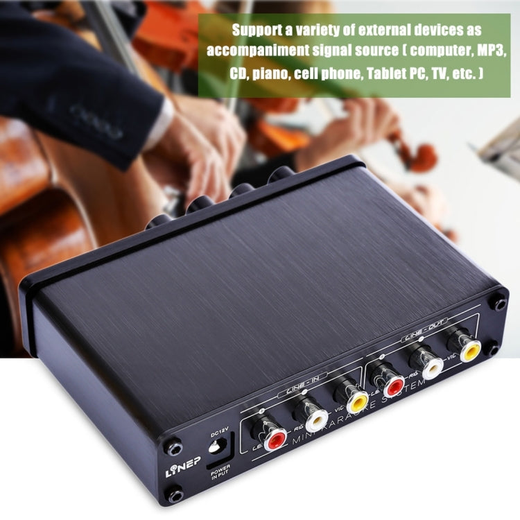 Mini máquina de Karaoke A933, amplificador mezclador de sonido para PC/TV/teléfonos móviles, compatible con entrada RCA/entrada de micrófono de 2 canales, A933