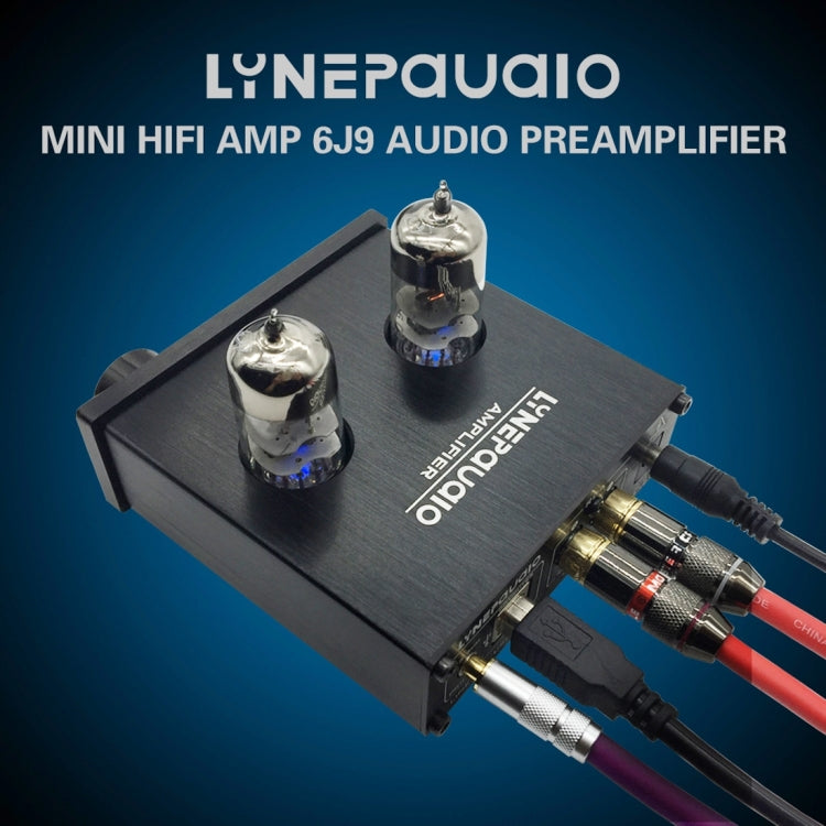 LINEPAUDIO A962 HiFi 6J9 tubo de vacío amplificador de auriculares USB ASIO tarjeta de sonido, A962