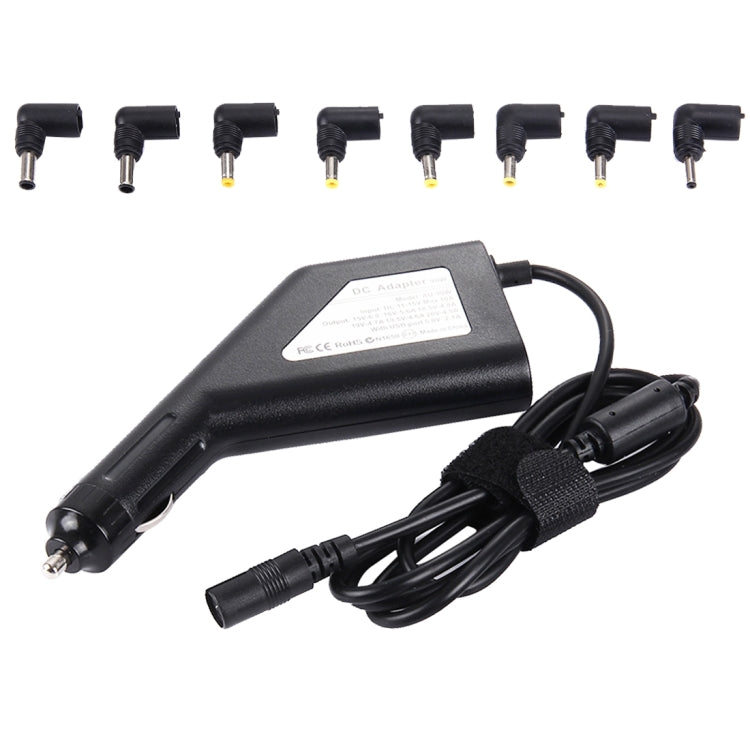 Cargador universal para coche de 90 W con 8 adaptadores de corriente y 1 puerto USB para Samsung, Sony, Asus, Acer, IBM, HP, Lenovo, Car Charger