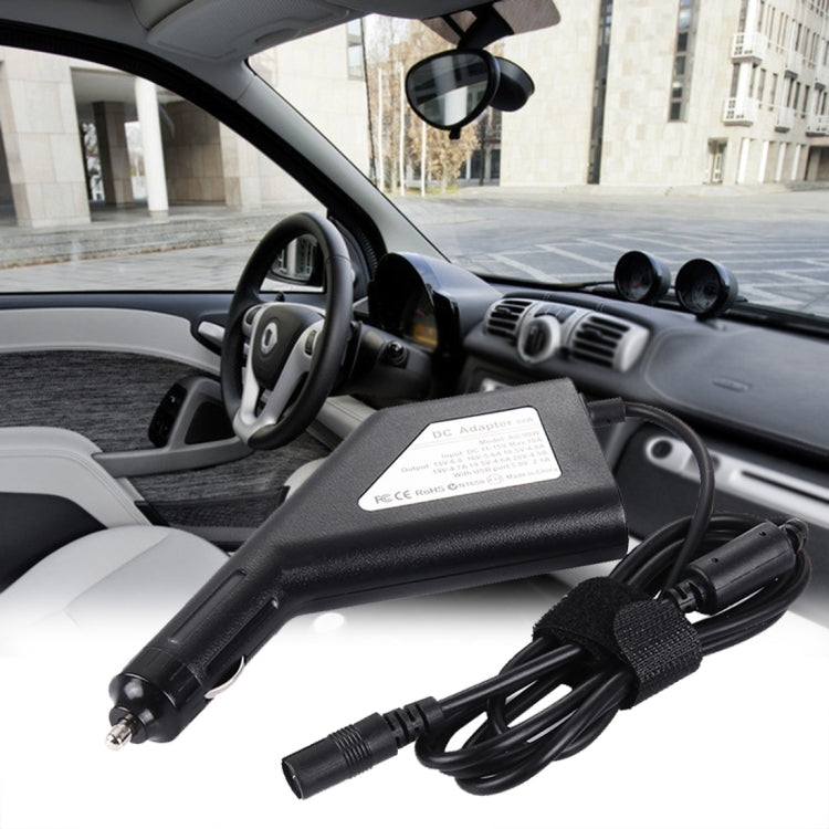 Cargador universal para coche de 90 W con 8 adaptadores de corriente y 1 puerto USB para Samsung, Sony, Asus, Acer, IBM, HP, Lenovo, Car Charger