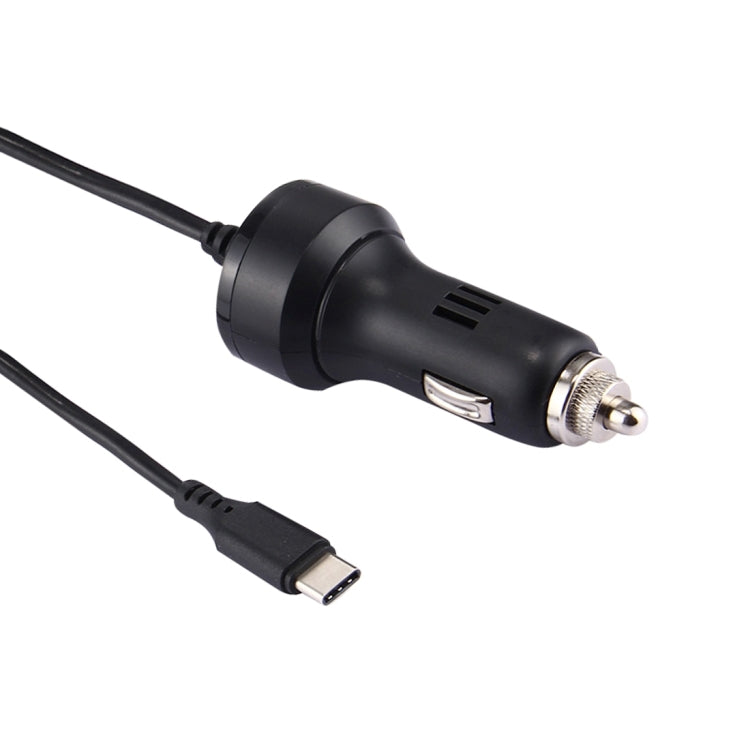 Para Nintendo Switch 2.4A USB-C / Type-C Adaptador de cargador de automóvil con carga de viaje, longitud del cable: 2 m (negro), Car Charger Adapter