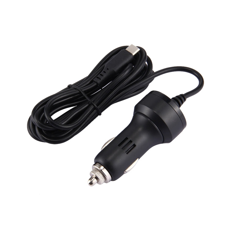 Para Nintendo Switch 2.4A USB-C / Type-C Adaptador de cargador de automóvil con carga de viaje, longitud del cable: 2 m (negro), Car Charger Adapter
