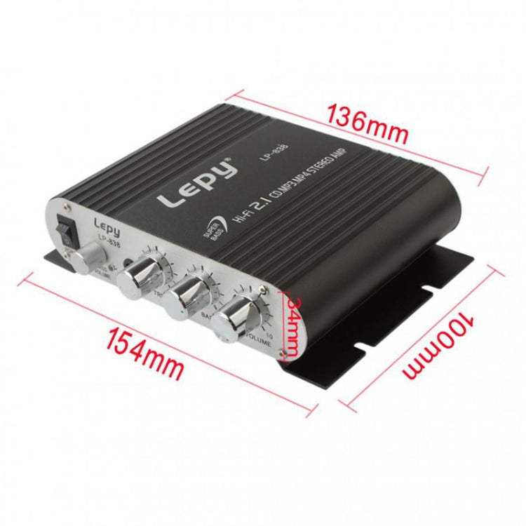 Audio del amplificador del subwoofer de alta fidelidad del coche 2.1CH, ayuda MP3