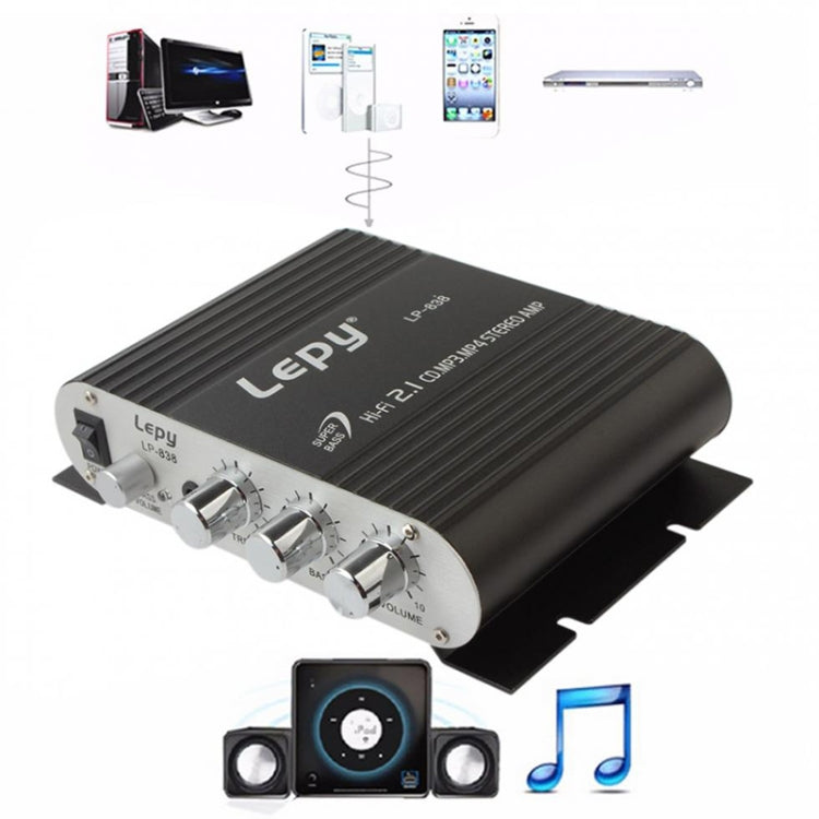 Audio del amplificador del subwoofer de alta fidelidad del coche 2.1CH, ayuda MP3