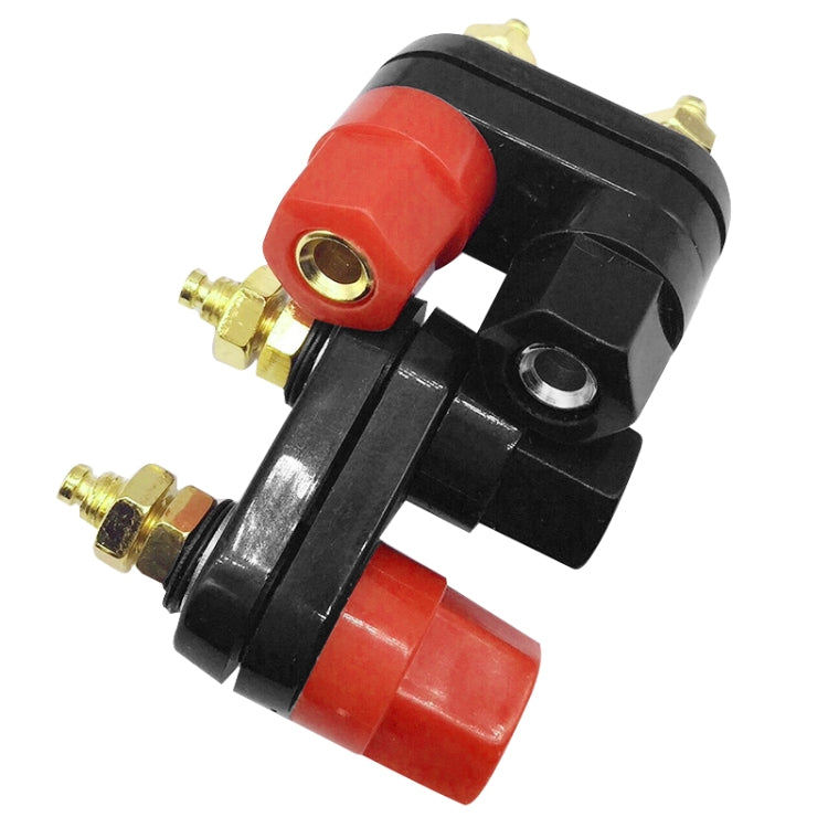5 uds. Terminales dobles para coche, conector hexagonal rojo y negro, amplificador, Terminal, conector para altavoz
