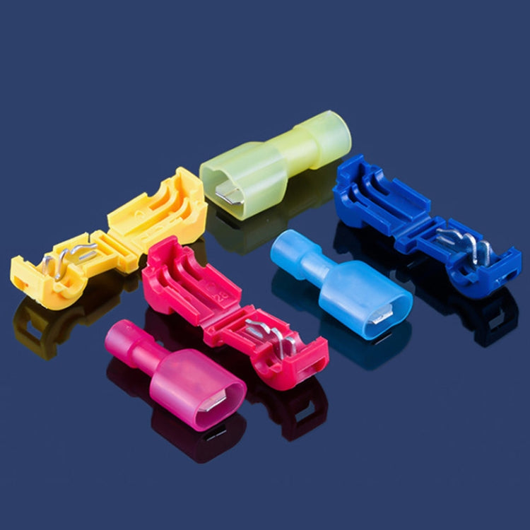 Conector de cable sin soldadura, abrazadera de empuje Universal en forma de T 120 en 1, Terminal de cableado rápido, conjunto de conectores de junta aislada