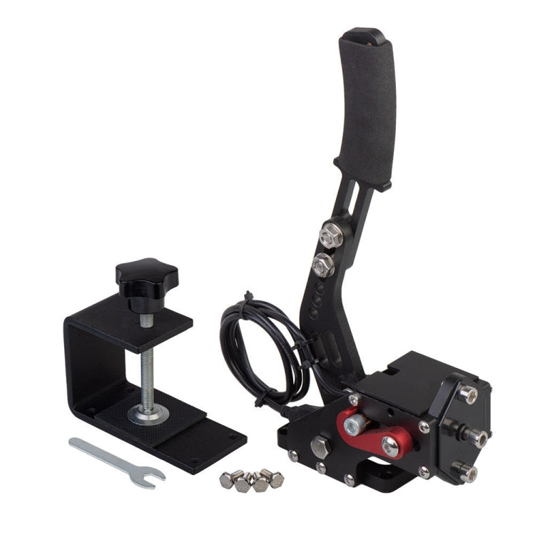 Freno de mano de deriva para PC, juego de carreras USB lineal analógico modificado de 14 bits para sistema Win, con soporte, with Support Holder