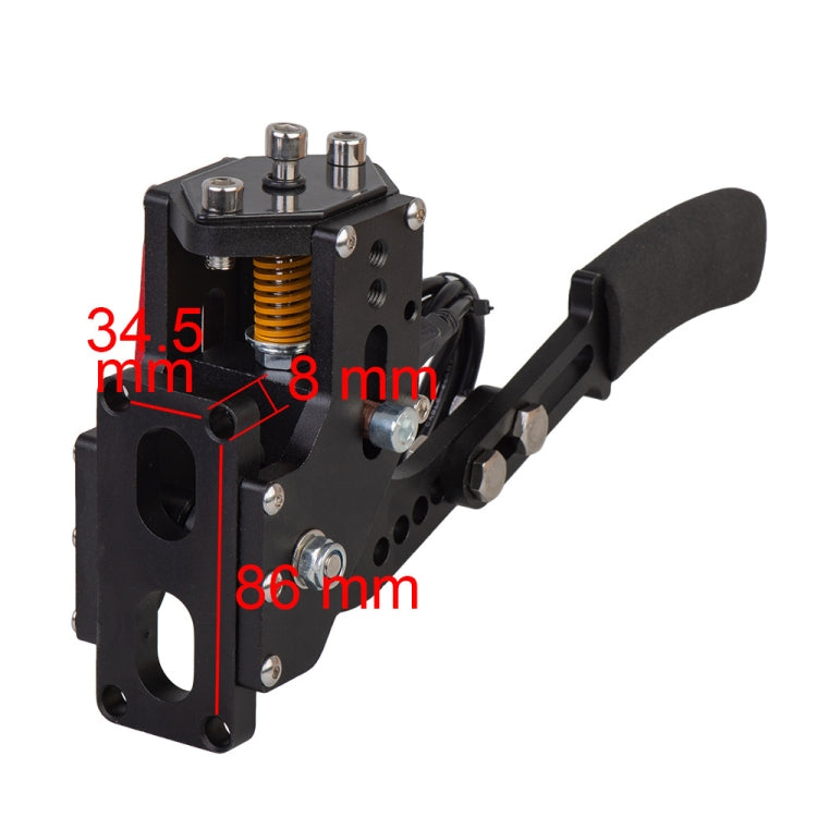 Freno de mano de deriva para PC, juego de carreras USB lineal analógico modificado de 14 bits para sistema Win, con soporte, with Support Holder