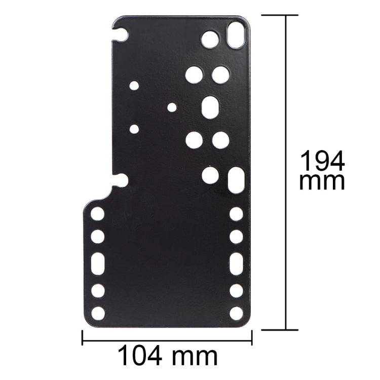 Placa adaptadora de soporte de freno de mano, simulación de juego de carreras Universal, USB lineal, Bracket Adapter Plate