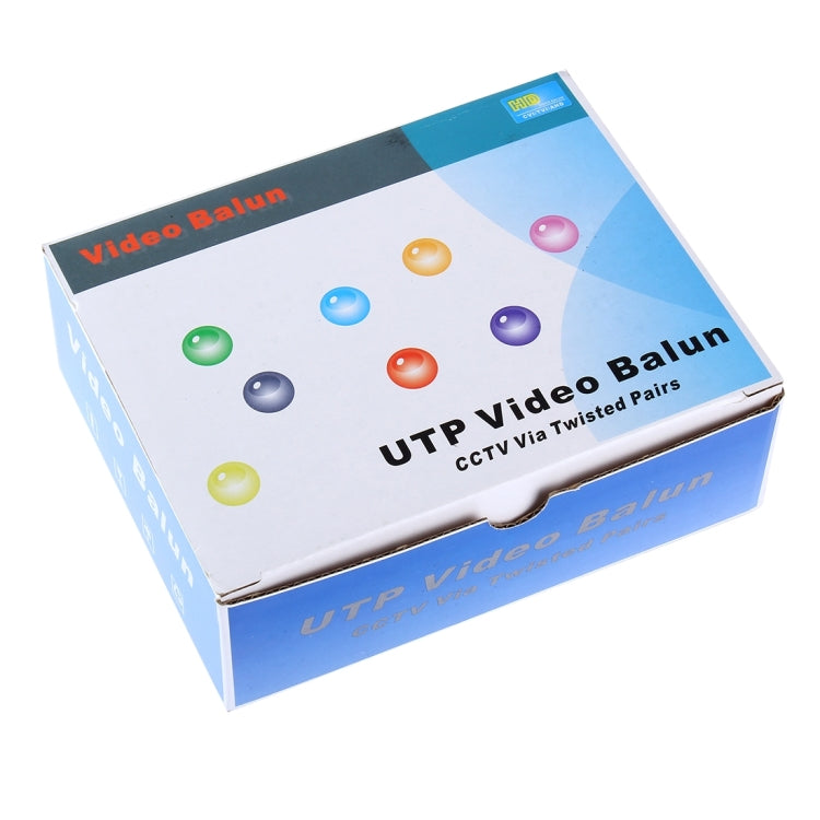 Balun de vídeo pasivo HD208 HD-CVI/TVI/AHD CCTV 8CH, HD208F