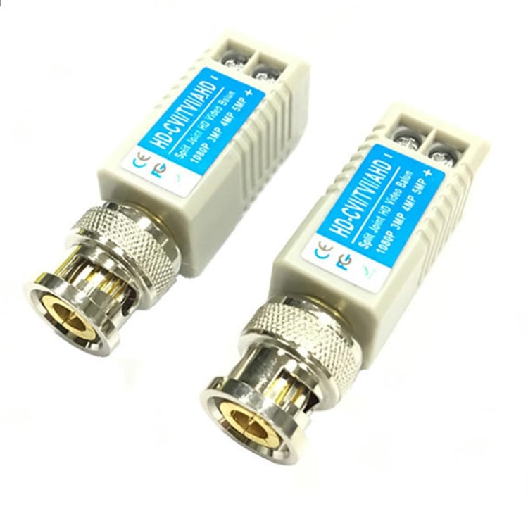 2 uds Anpwoo 100B versión mejorada tipo tornillo Coaxial HD-CVI/AHD/CVI 1CH transceptor pasivo Balun de vídeo, Screw-type Coaxial