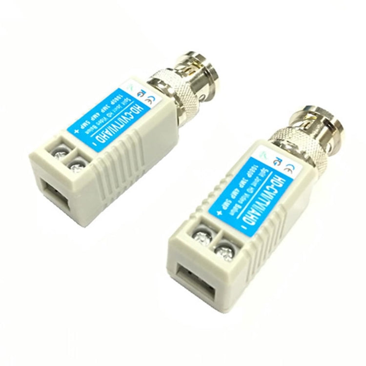 2 uds Anpwoo 100B versión mejorada tipo tornillo Coaxial HD-CVI/AHD/CVI 1CH transceptor pasivo Balun de vídeo, Screw-type Coaxial