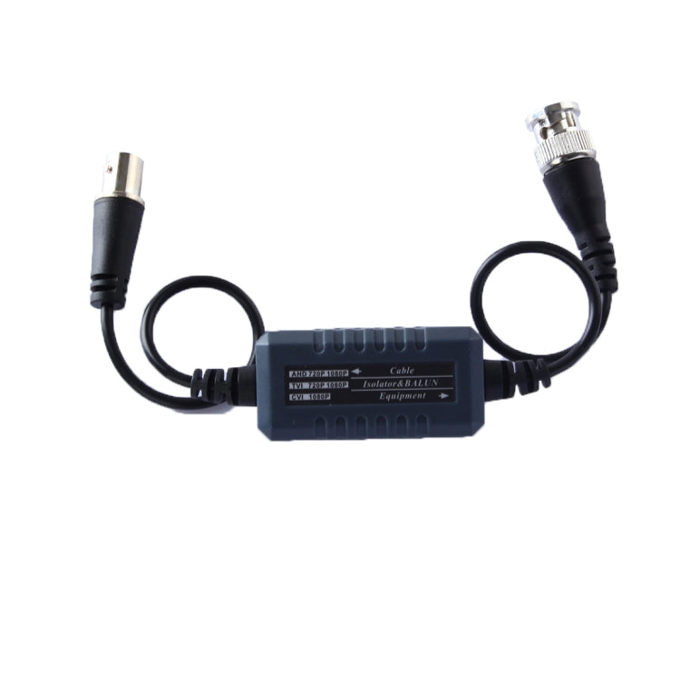 HD CVI/TVI/AHD Aislador de bucle de tierra coaxial Balun de vídeo BNC macho a hembra Anti-interferencia, Video Balun