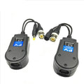 2 PCS Anpwoo 230PV Empalmable 2 en 1 Potencia + Video Balun HD-CVI/AHD/TVI Transceptor trenzado pasivo, HD-CVI/AHD/TVI