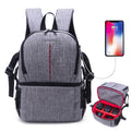 Mochila multifuncional impermeable de nailon para hombro, funda acolchada a prueba de golpes para cámara, bolsa para cámaras Nikon, Canon, DSLR