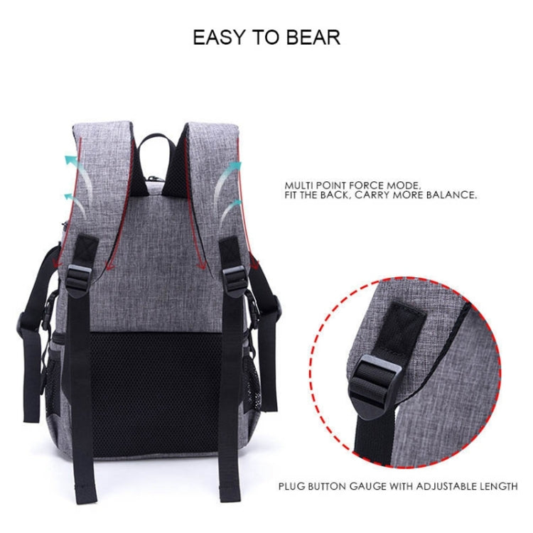 Mochila multifuncional impermeable de nailon para hombro, funda acolchada a prueba de golpes para cámara, bolsa para cámaras Nikon, Canon, DSLR