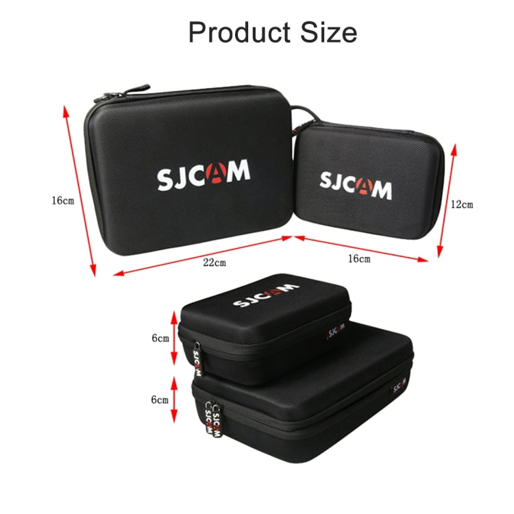Bolsa para cámara portátil, resistente a los golpes, resistente a los golpes, resistente al desgaste, estuche de viaje para cámara de acción deportiva y palo selfie y otros accesorios SJCAM SJ4000 / SJ5000 / SJ6000 / SJ7000 / SJ8000 / SJ9000, tamaño: 2...