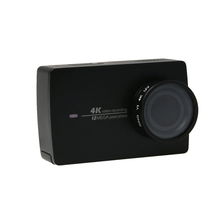 SING para Xiaomi Xiaoyi Yi II Cámara de acción deportiva Filtro UV profesional 4K, 4K UV Filter
