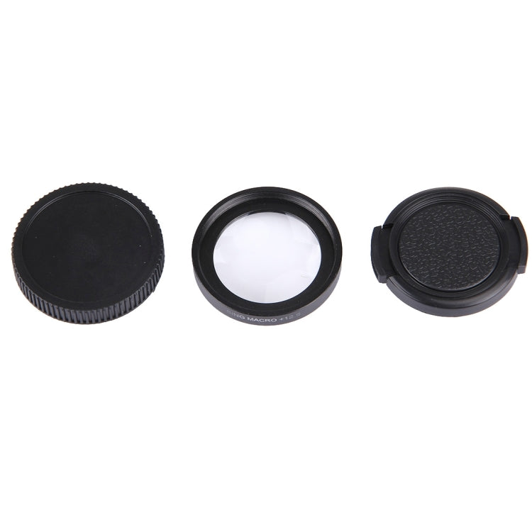 JUNESTAR Filtro de lente macro profesional 37 mm 12.5X + tapa protectora de lente para cámara de acción deportiva GoPro y Xiaomi Xiaoyi Yi, 12.5X Macro Lens