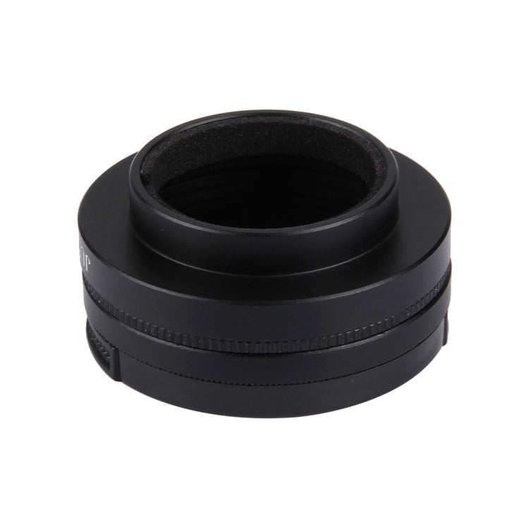 JUNESTAR para Xiaomi Xiaoyi Yi II 4K Cámara de acción deportiva Filtro CPL profesional de 37 mm + tapa protectora de lente, CPL Filter+Lens Cap