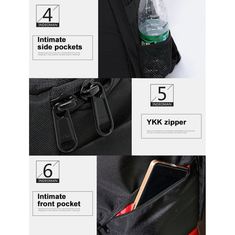 INDEPMAN DL-B012 Mochila portátil para deportes al aire libre Bolsa para cámara para GoPro, SJCAM, Nikon, Canon, Xiaomi Xiaoyi YI, Tamaño: 27,5 * 12,5 * 34 cm