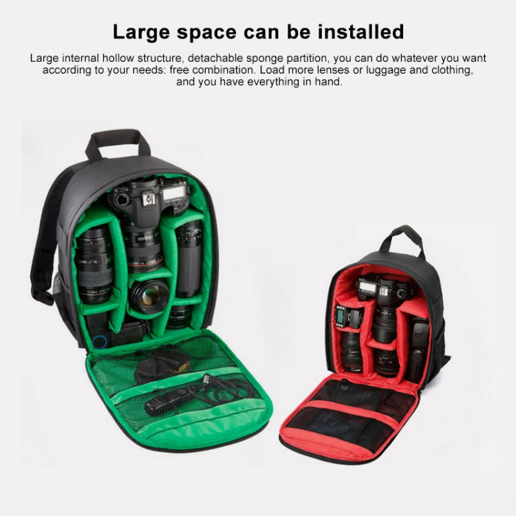 INDEPMAN DL-B012 Mochila portátil para deportes al aire libre Bolsa para cámara para GoPro, SJCAM, Nikon, Canon, Xiaomi Xiaoyi YI, Tamaño: 27,5 * 12,5 * 34 cm