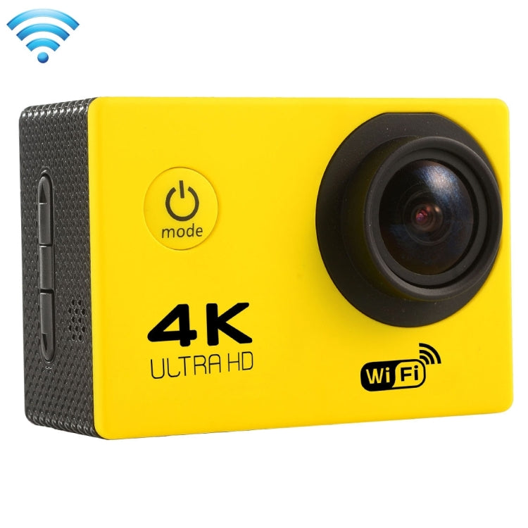 F60 Pantalla de 2,0 pulgadas Videocámara con cámara de acción deportiva WiFi gran angular de 170 grados con carcasa impermeable, compatible con tarjeta Micro SD de 64 GB, F60 (Yellow), F60 (White), F60 (Silver), F60 (Magenta), F60 (Blue), F60 (Gold)   ...
