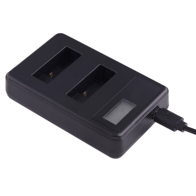 Cargador de baterías duales con pantalla LCD AHDBT-501 para GoPro HERO5 con capacidad de carga de pantallas, For GoPro HERO5
