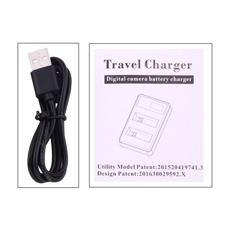 Cargador de baterías duales con pantalla LCD AHDBT-501 para GoPro HERO5 con capacidad de carga de pantallas, For GoPro HERO5
