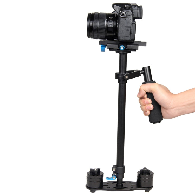 YELANGU S60L Estabilizador de mano de aluminio de 61 cm para cámara DSLR DV