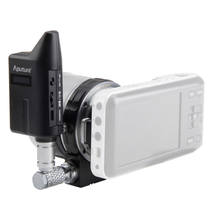 Aputure DEC LensRegain Adaptador de lente de enfoque de seguimiento remoto inalámbrico para cámara MFT, adaptador reductor focal 0.75X