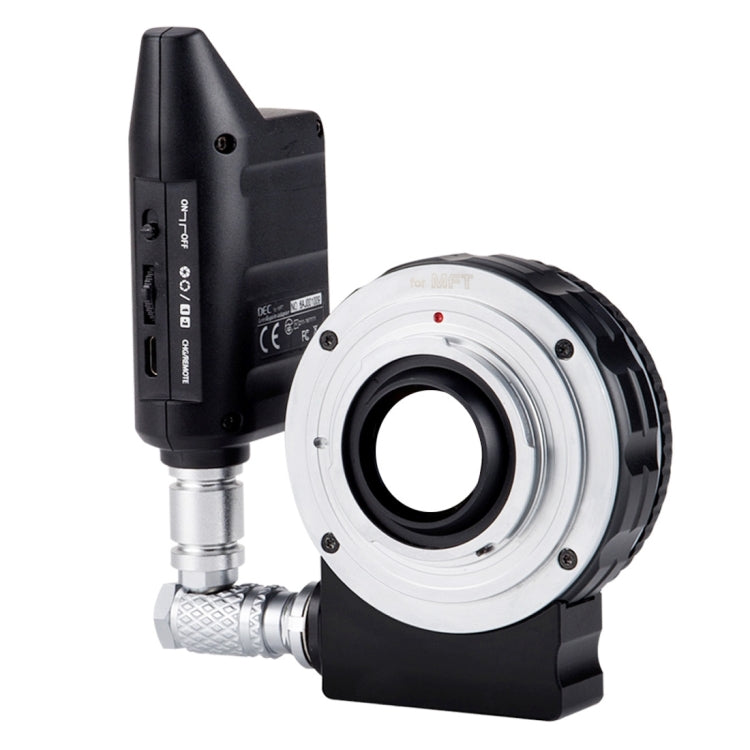 Aputure DEC LensRegain Adaptador de lente de enfoque de seguimiento remoto inalámbrico para cámara MFT, adaptador reductor focal 0.75X