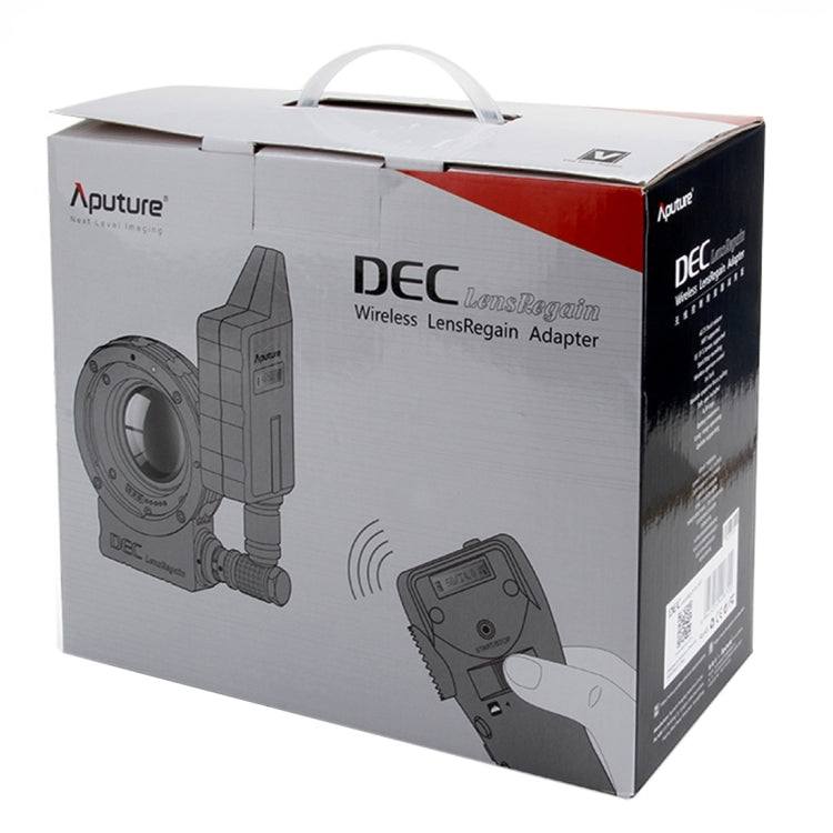 Aputure DEC LensRegain Adaptador de lente de enfoque de seguimiento remoto inalámbrico para cámara MFT, adaptador reductor focal 0.75X