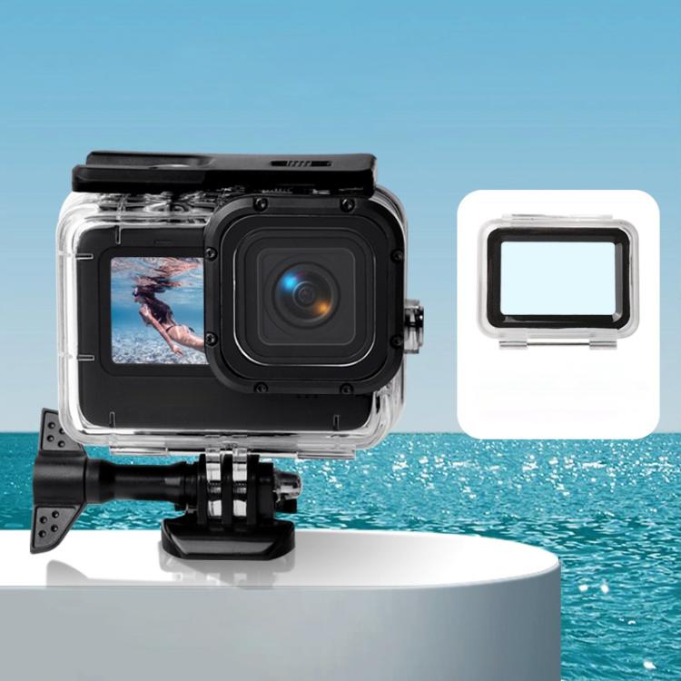 Funda Impermeable + Tapa Trasera Táctil para GoPro HERO10 Black / HERO9 Black, Case + Touch Cover for GoPro9