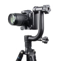 YELANGU Cabezal de trípode cardán horizontal de 360 grados para cámaras domésticas DV y SLR, YLG0401E