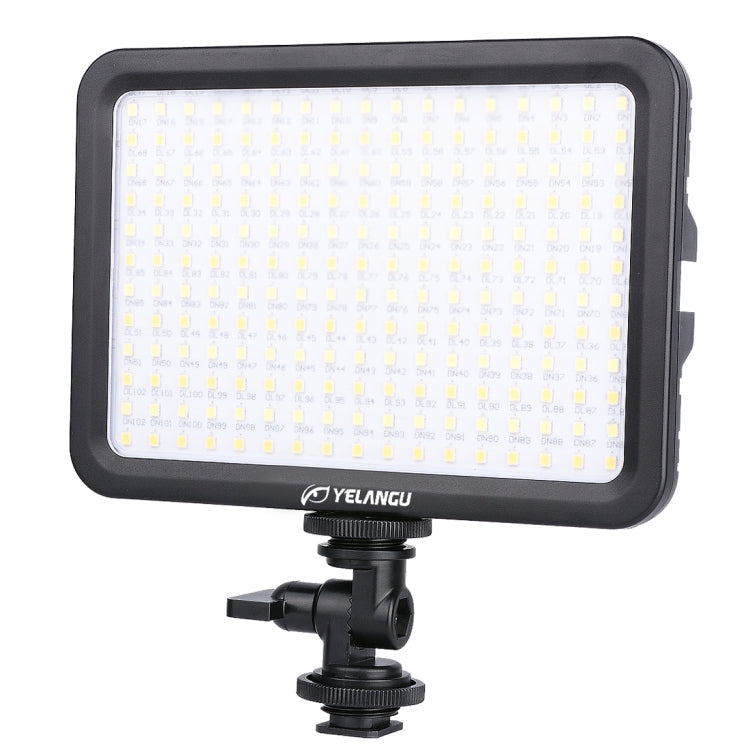 YELANGU YLG0504B 204 LED 1000LM 3300-5600K No Polar Luz de estudio regulable Luz de vídeo y fotografía para cámaras Canon, Nikon, DSLR, 204 LEDs