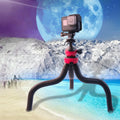 Mini Octopus Soporte para trípode flexible con abrazadera para teléfono para iPhone, Galaxy, Huawei, GoPro Hero11 Black / HERO10 Black / HERO9 Black / HERO8 Black /7/6/5/5 Session /4 Session /4/3+ /3/2/1, Xiaoyi y otras cámaras de acción, GP271