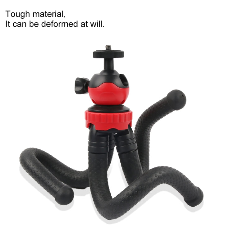 Mini Octopus Soporte para trípode flexible con abrazadera para teléfono para iPhone, Galaxy, Huawei, GoPro Hero11 Black / HERO10 Black / HERO9 Black / HERO8 Black /7/6/5/5 Session /4 Session /4/3+ /3/2/1, Xiaoyi y otras cámaras de acción, GP271
