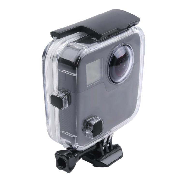 Funda protectora impermeable de 40 m para GoPro Fusion, con hebilla de montaje básico, tornillo y llave, For GoPro Fusion