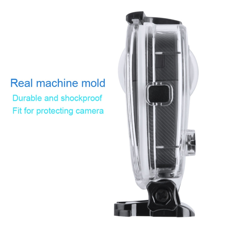Funda protectora impermeable de 40 m para GoPro Fusion, con hebilla de montaje básico, tornillo y llave, For GoPro Fusion