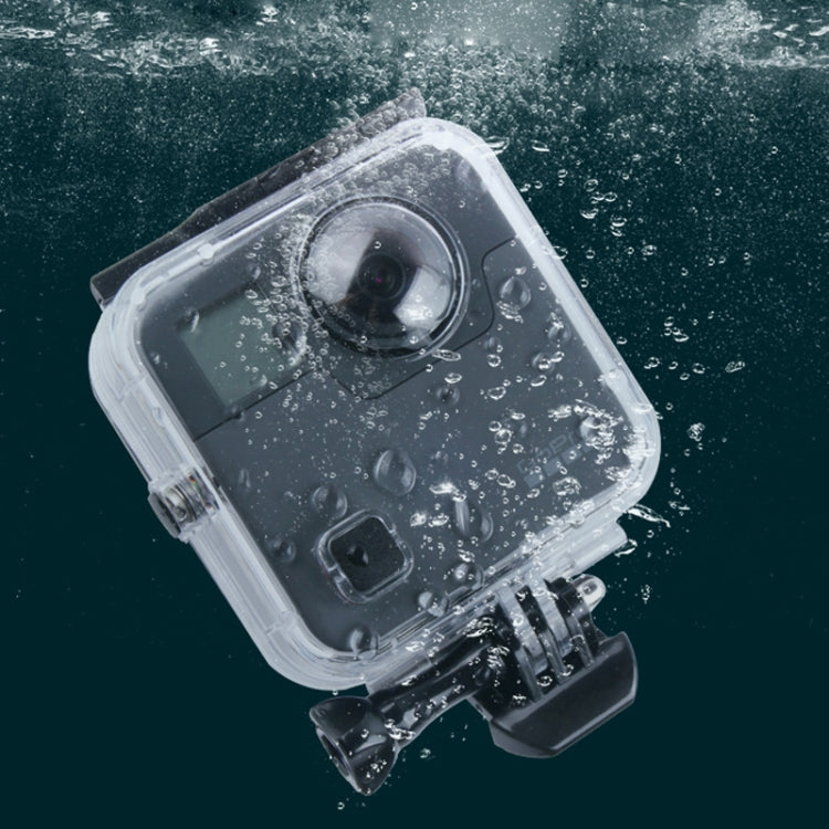 Funda protectora impermeable de 40 m para GoPro Fusion, con hebilla de montaje básico, tornillo y llave, For GoPro Fusion