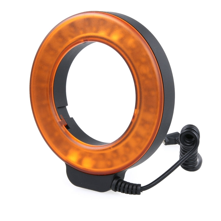 Luz de destello LED circular con 48 luces LED y 6 anillos adaptadores (49 mm/52 mm/55 mm/58 mm/62 mm/67 mm) para lentes macro