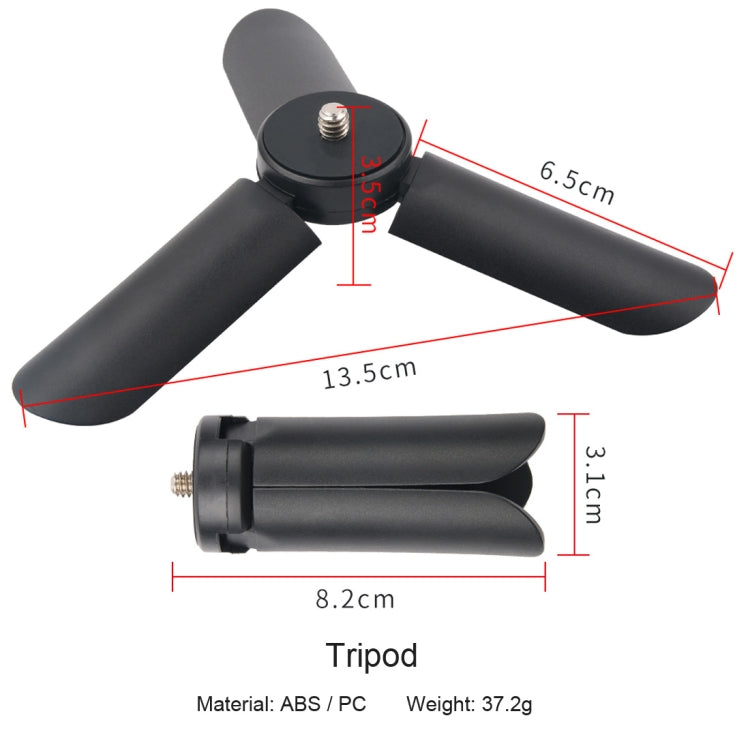 Mini trípode + soporte de extensión de linterna para DJI OSMO Mobile 2, Tripod+Bracket For DJI OSMO Mobile 2
