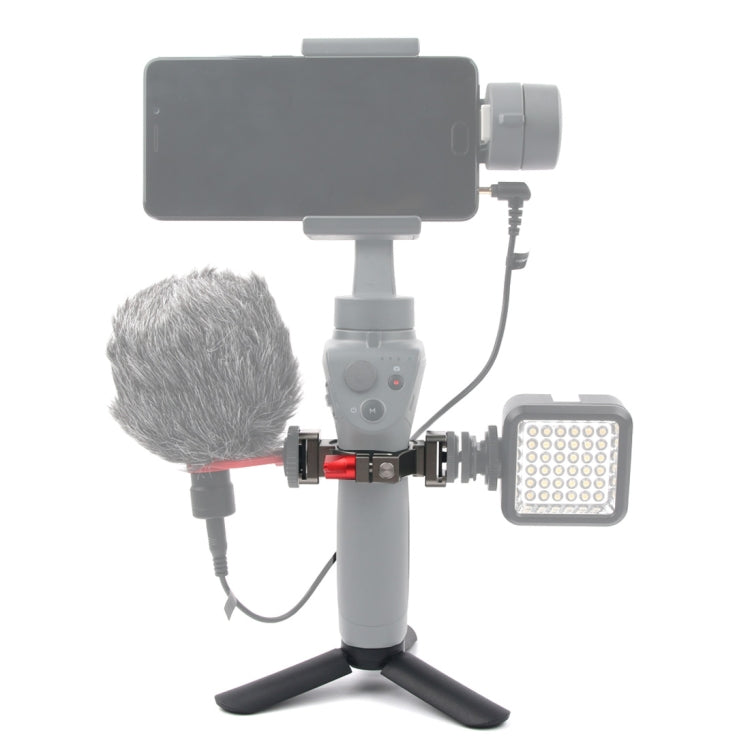 Mini trípode + soporte de extensión de linterna para DJI OSMO Mobile 2, Tripod+Bracket For DJI OSMO Mobile 2
