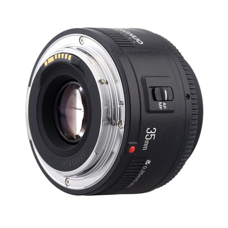 YONGNUO YN35MM F2N 1:2 AF/MF Lente gran angular fija/principal de enfoque automático para cámaras Nikon DSLR, YN35mm F2N