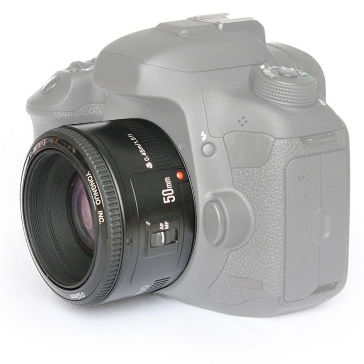YONGNUO YN50MM F1.8N 1:2.8 Lente de enfoque AF de gran apertura para cámaras Nikon DSLR, YN50mm F1.8N