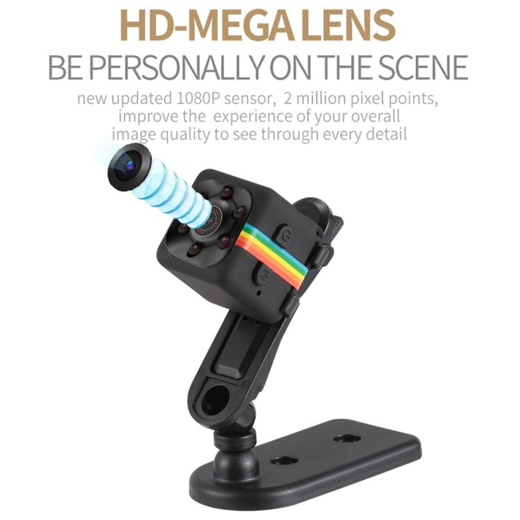 Cámara grabadora deportiva SQ11 Mini DV HD 1080P 2MP con soporte, soporte para detección de monitor, visión nocturna por infrarrojos y tarjeta TF, SQ11 6 LEDs Black, SQ11 6 LEDs Blue, SQ11 6 LEDs Red