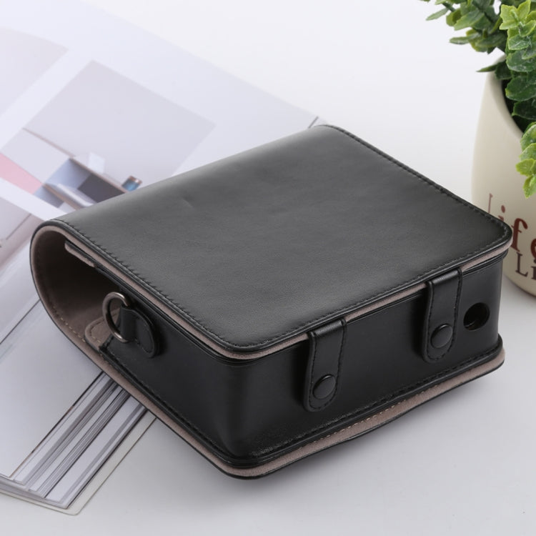 Funda de cuero PU para cámara de cuerpo completo estilo Retro con correa para FUJIFILM instax SQUARE SQ6, For FUJI SQ6
