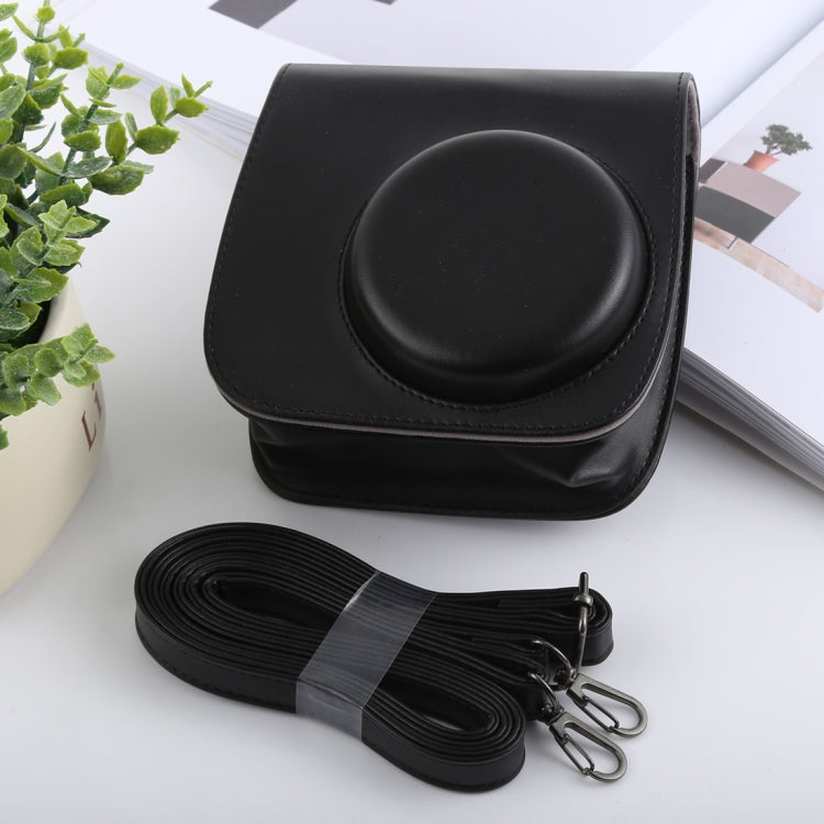 Funda de cuero PU para cámara de cuerpo completo estilo retro con correa para FUJIFILM instax mini 9 / mini 8+ / mini 8, For FUJI  mini 9, For FUJI mini 9
