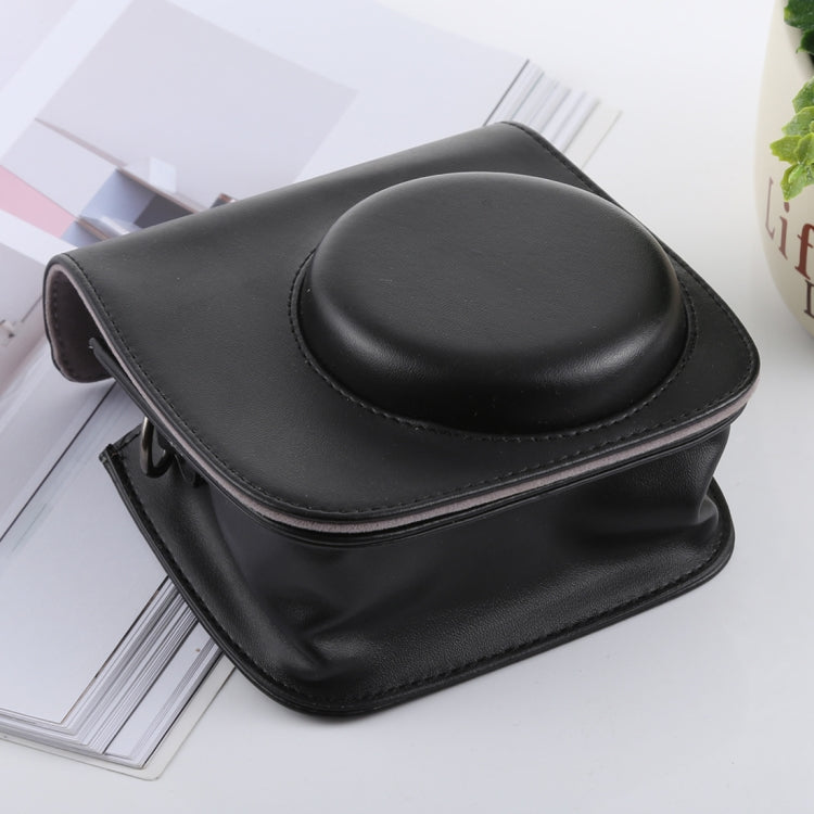 Funda de cuero PU para cámara de cuerpo completo estilo retro con correa para FUJIFILM instax mini 9 / mini 8+ / mini 8, For FUJI  mini 9, For FUJI mini 9
